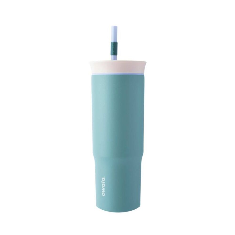 Open Box - Owala -  40oz Straw Stainless Steel Tumble Misty Meadows